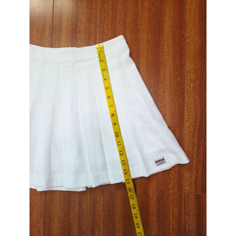 GUESS White Pleated Mini Skirt Size XS - Picture 8 of 8